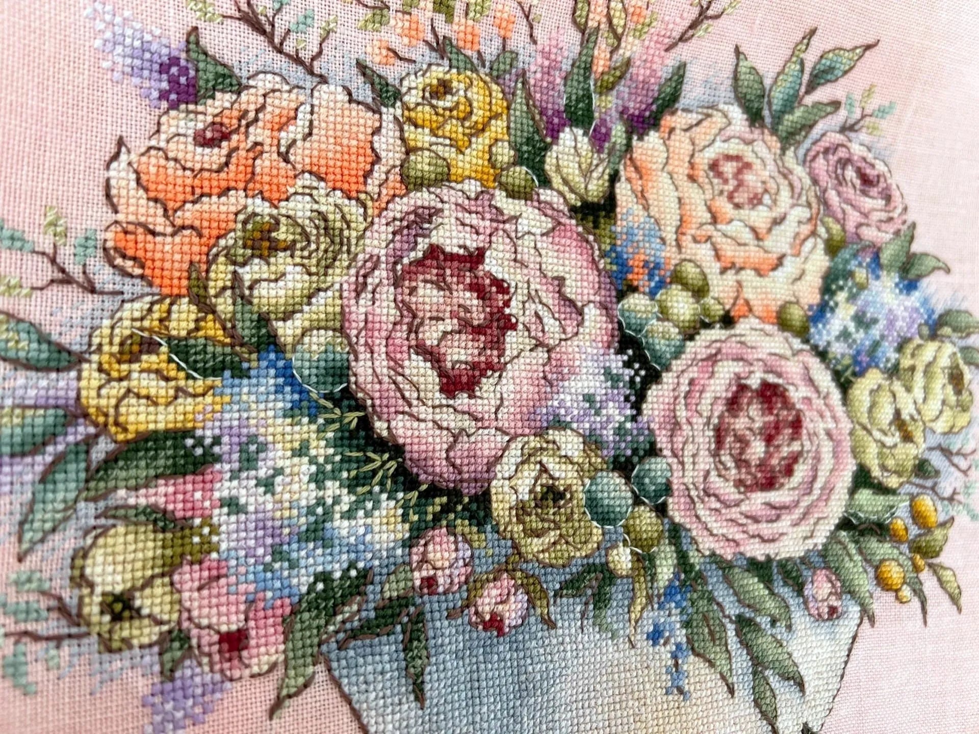 Spring bouquet - PDF Cross Stitch Pattern-1