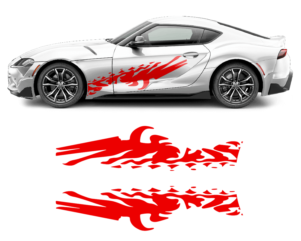 Toyota Supra Accents Graphics-1