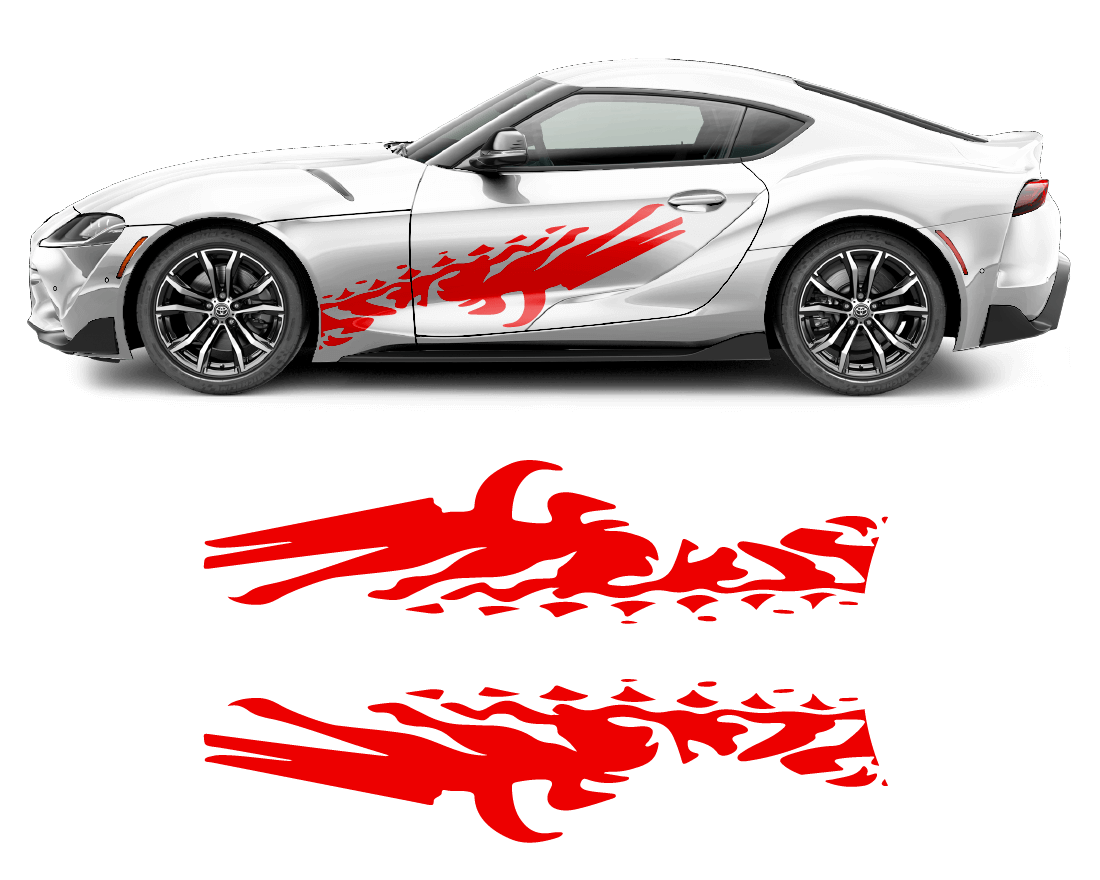Toyota Supra Accents Graphics-1