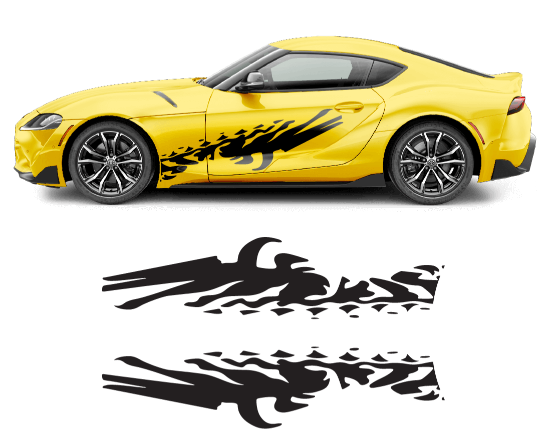 Toyota Supra Accents Graphics-0