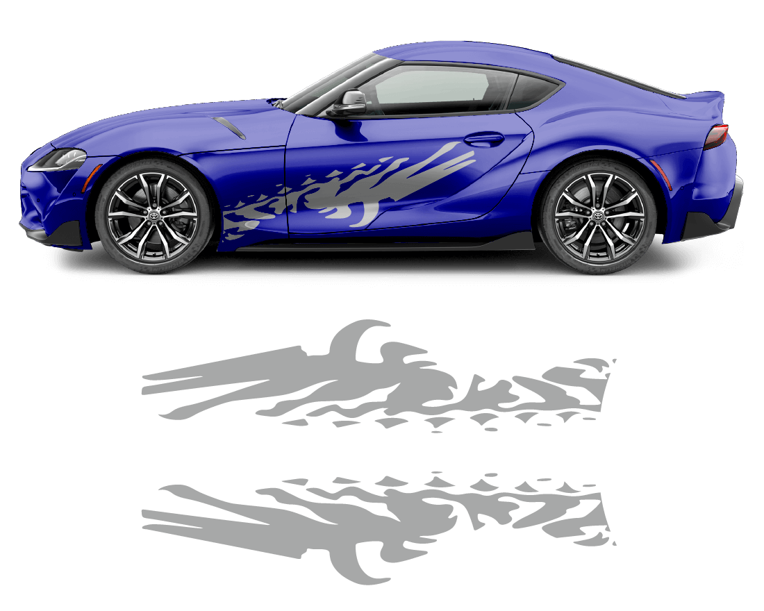 Toyota Supra Accents Graphics-5