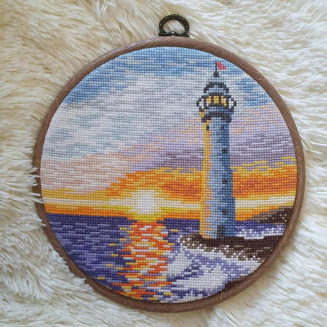 Round Landscapes. Landscape 26 - PDF Cross Stitch Pattern-1