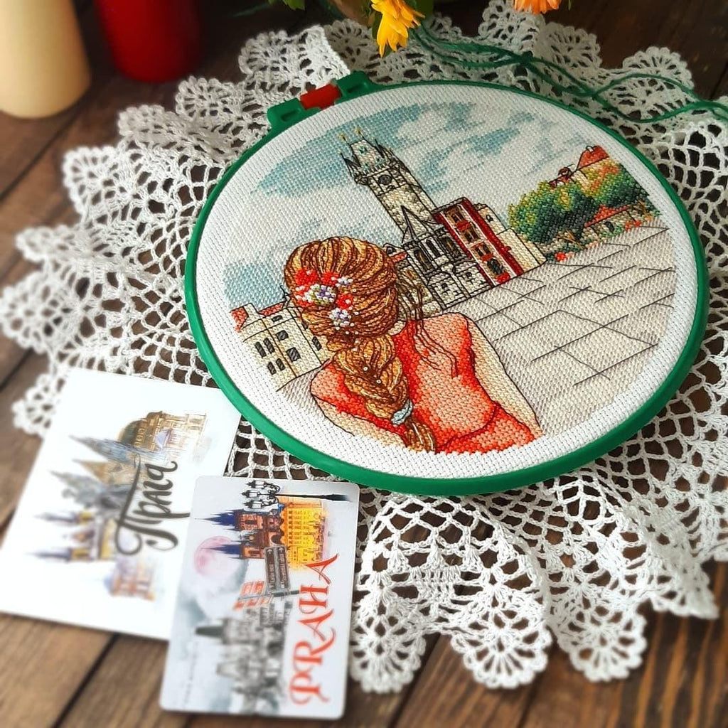 Prague. Old Town Hall - PDF Cross Stitch Pattern-0